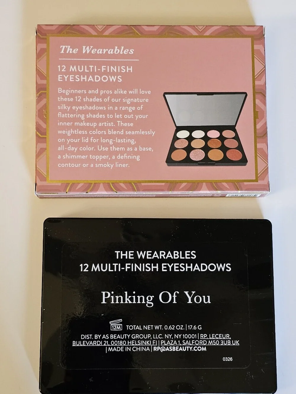 Laura Geller The Wearables Pinking Of You eyeshadow palette Makeup cosmetics
